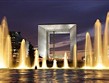 Eurovíkendy - Francie - Paříž - moderní sídliště La Défense v nočním osvětlení