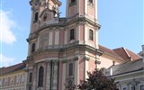 Eger, Tokaj, termály a víno 2019 - Maďarsko - Eger - barokní minoritský kostel od K.I.Diezenhofera, 1771