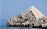 Sardinie, rajský ostrov nurágů v tyrkysovém moři chata letecky - Itálie - Sardinie - bílé pobřeží