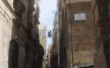 Sardinie, dějiny - Itálie - Sardinie - Cagliari - úzké uličky starého města