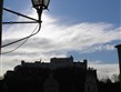 Rakousko - Salzburg, pohled od kapucínského kláštera na hrad