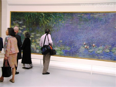 Francie - Paříž - Museé Orangerie, Monetův cyklus Lekníny