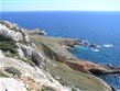 Malta - vápencové útesy v okolí Mnajdry