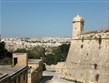 Malta - pohled na LaVallettu a pevnost