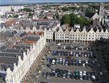 Francie - Pikardie - Arras, Place des Héros, pohled z věže radnice