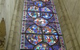 Pikardie, turistika v Ardenách, koupání v La Manche - Francie - Pikardie - Laon, katedrála, překrásné vitráže