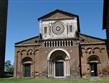 Itálie, Lazio, Tuscania, bazilika San Pietro z 8.století, rekonstruovaná v 12.stol.