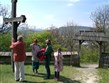 Maďarsko - skanzen Szentendre, před kostelem z Mándoku