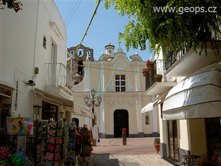 Itálie - Capri - uličky Anacapri