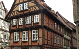 Tajemný kraj Harz, slavnost čarodějnic a úzkokolejkou na Brocken 2019 - Německo - Harz - Quedlinburg, ve středověku velmi bohaté město se zachovaným historickým jádrem na ploše 80 ha