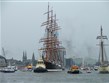 Holandsko - Amsterdam, slavnost lodí Sail - ruský čtyřstěžník Sedov dlouhý 114 metrů
