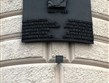 Rakousko - Vídeň - pamětní deska J.Masaryka na domě kde bydlel, naproti Peterskirche