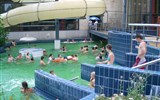 Letní Budapešť, památky a termální lázně - Maďarsko - Zadunají - termální lázně v Gyoru, vnitřní bazény