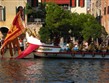 Itálie - Benátky - slavnost gondol na Grand Canale