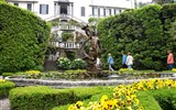 Nejkrásnější zahrady, jezera a Alpy Lombardie 2019 - Itálie - Tremezzo - zahrada vily Carlotta