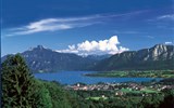 Narcisový festival v Solné komoře - Rakousko - jezero Mondsee