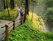 Rakousko -  NP Hohe Tauern - vodopády Krimmell, největší rakouské vodopády (celkem 400 metrů výšky)
