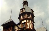 Hory a kláštery Drakulovy Transylvánie 2019 - Rumunsko - zámky Peleš - před rokem 1989 vládní rezidence N.Ceaucesca