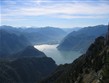 Rakousko - Horní Rakousy - jezero Traunsee leží mezi masivem Traunstein a vápencovým pohořím Hollengebirge