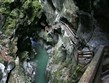 Rakousko - Lammerklamm, hluboká soutěska ve vápencovém masivu, zpřístupněna už 1884