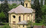 Silvestr v lázních Komárom - Maďarsko -Miskolcz -  Diósgyor, kostel sv.Anny u hradu, původně románský, přestavěn barokně