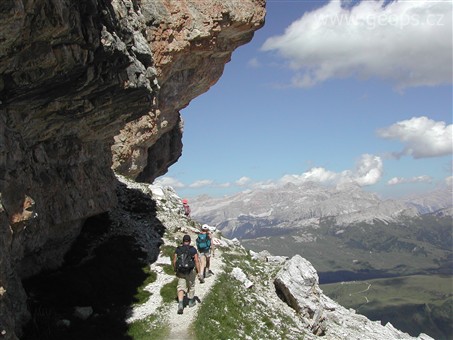 týdny v horách 2012 - Itálie - Dolomity - okolí masivu Piz Boe