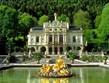 Německo - Bavorsko - Linderhof, pohádkový zámek vystavěný 1869 pro Ludvíka II: