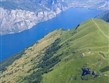 Itálie - Lago di Garda z horského hřebene Monte Baldo