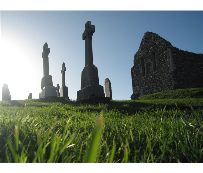 Irsko, to nejlepší letecky - Irsko - klášter Clonmacnoise