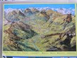 Rakousko - Bad Hofgastein, letní mapa údolí