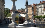 Putování a relaxace v Julských Alpách - Slovinsko - Lublaň, Trojitý most.
