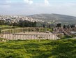 Kultura a příroda Evropy - Jordánsko - Jerash - takzvané Oválné náměstí, centrum městského života v římské době
