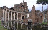 Řím, Vatikán a zahrady Tivoli, Subiaco, UNESCO - Itálie - Tivoli, Hadrianova vila, Teatro Maritim, místo císařova úniku před světem