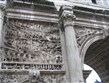 Itálie - Řím - vítězný oblouk Septima Severa, detail výzdoby
