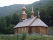 Ukrajina - Podkarpatská Rus - dřevěné kostelíky jsou zde dosud běžné