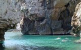 Ostrov Vis, poklad Dalmácie - Chorvatsko - ostrůvek Ravnik se Zelenou jeskyní, přírodní památka Stiniva