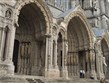 Alpské země - Francie - Chartres, katedrála, Severní portál s výjevy ze Starého zákona
