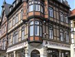 Německo - Wernigerode - hrázděné domy na hlavní ulici