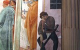 Florencie, perla renesance a velikonoční slavnost ohňů - Itálie - Florencie - kaple Brancacciů, Osvobození sv.Petra