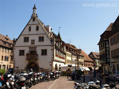 Francie - Alsasko - Obernai, Halle aux Blés, 1554, bývalý obilný trh