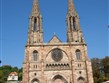 Francie - Alsasko - Obernai, kostel sv.Petra a Pavla, postaven na místě gotického kostela zbořeného 1867, neogotický