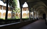 Florencie, Toskánsko a perly renesance, San Gimignano, Pisa, Lucca - Itálie -  San Gimignano -  křížová chodba kláštera San Agostino, 2.pol. 15.století