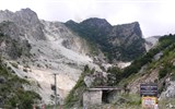 Carrara - Itálie -  Carrara, roční těžba 800.000 tun mramoru