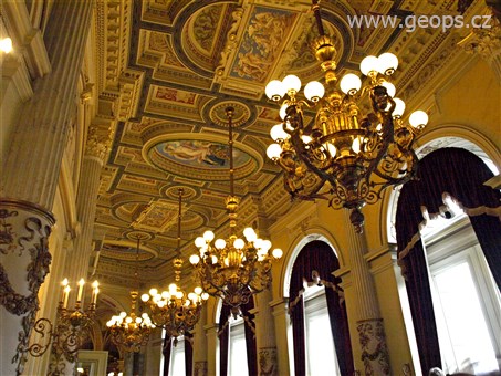 Německo - Drážďany - - Semperova opera, interiéry