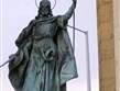 Maďarsko - Budapešt - Památník milénia, socha sv.Štěpána