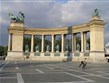 Kultura a příroda Evropy - Maďarsko - Budapešť - Památník milénia s významnými madarskými postavami historie