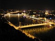 Maďarsko - Budapešt - noční pohled na město z vrchu Gellert
