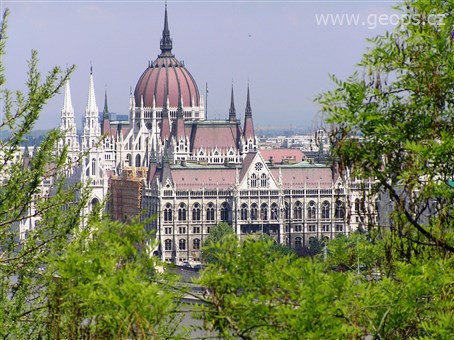 Maďarsko - Budapešt - parlament v novogotickém slohu, 1885-1904, architek I.Steindl