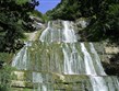 Francie -Franche-Comté - Cascades du Hérisson, uprostřed léta je i zde málo vody