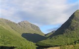 Krásy Skotska letecky - Velká Británie - Skotsko - Glencoe, je součástí přírodní oblasti Ben Nevis